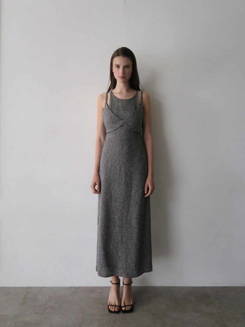 tweed tight cami dress