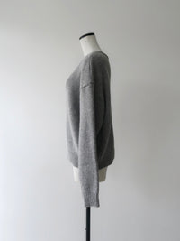 alpaca multi-way neckline knit