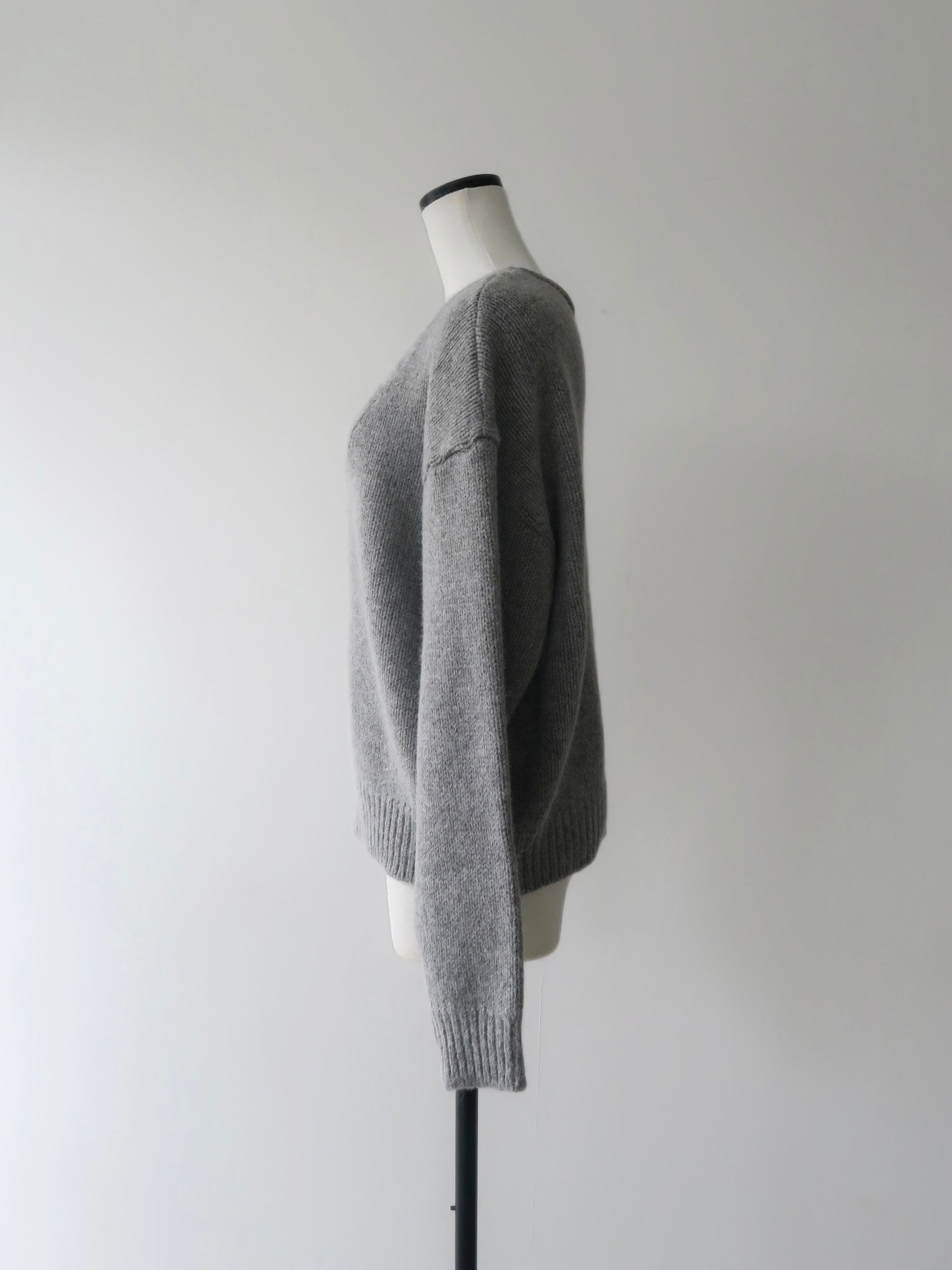 alpaca multi-way neckline knit