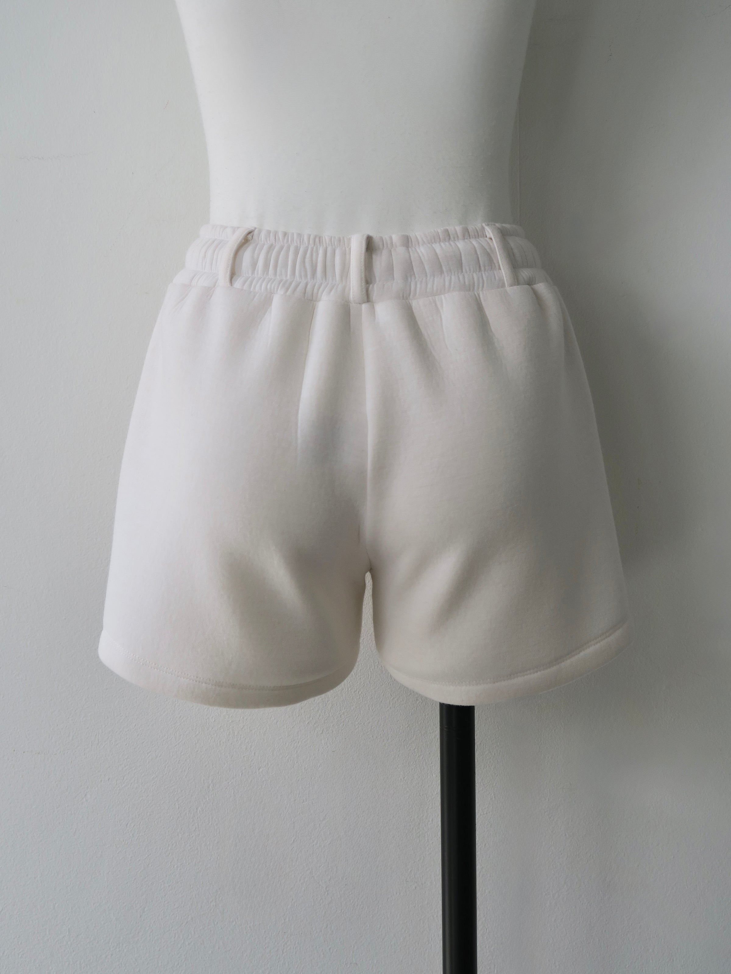 soft minimal sweat shorts