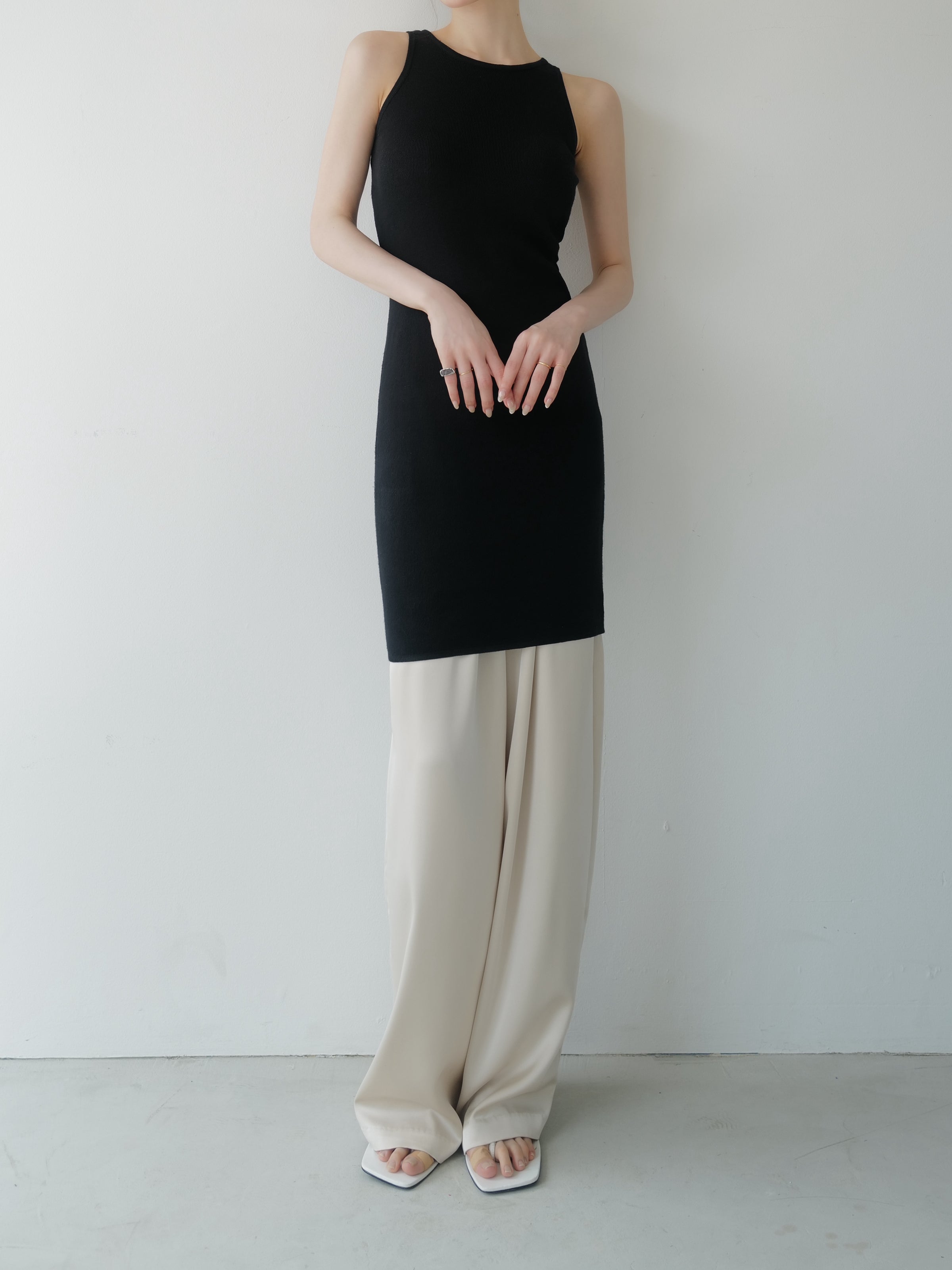 minimal tank mini dress