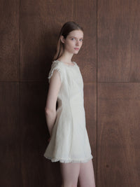 boat neck tweed mini dress (POP UP)