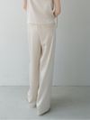 luxe satin wide pants