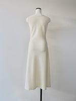 volume drape tank dress
