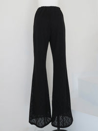 flared lace pants