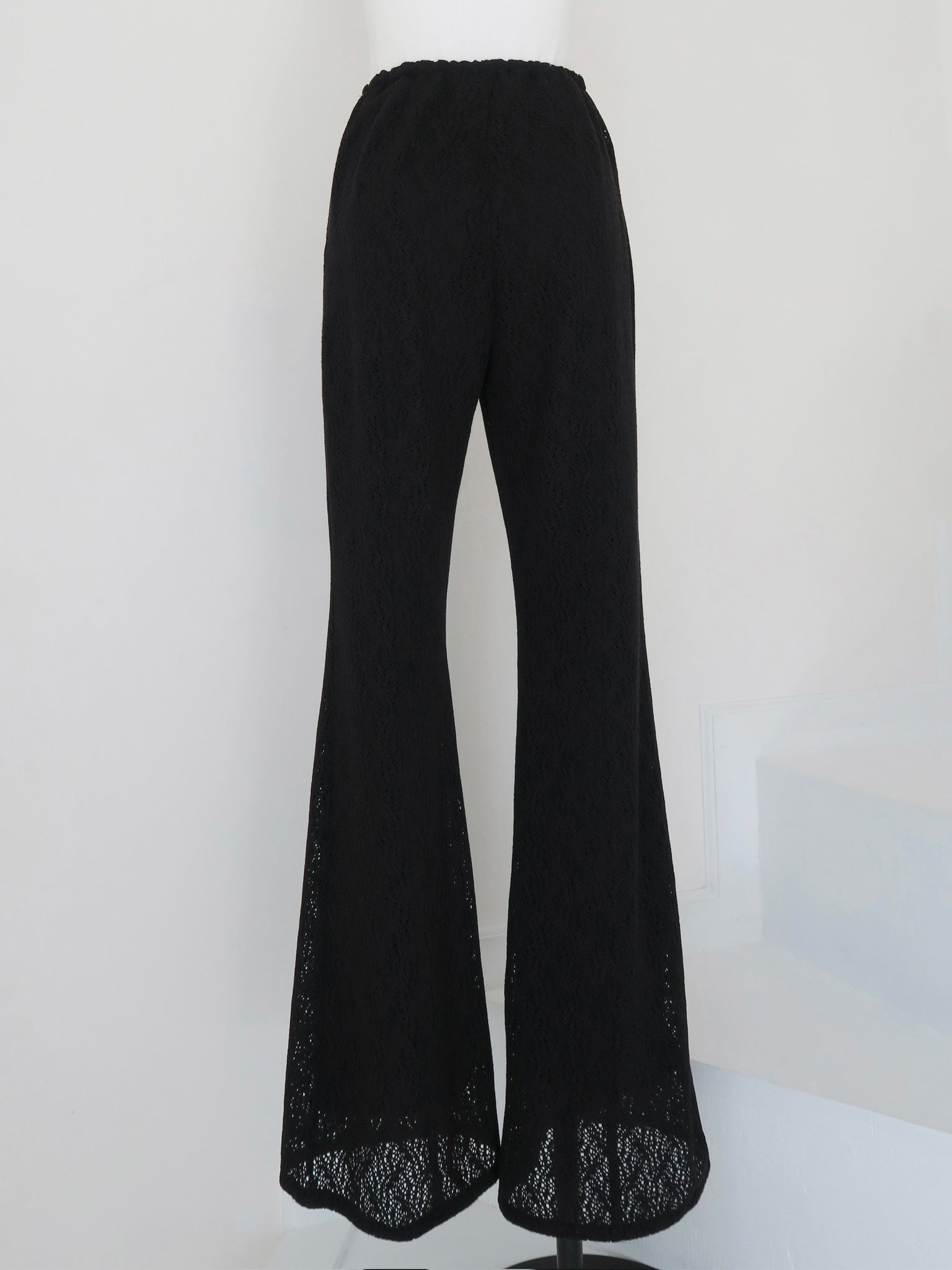 flared lace pants