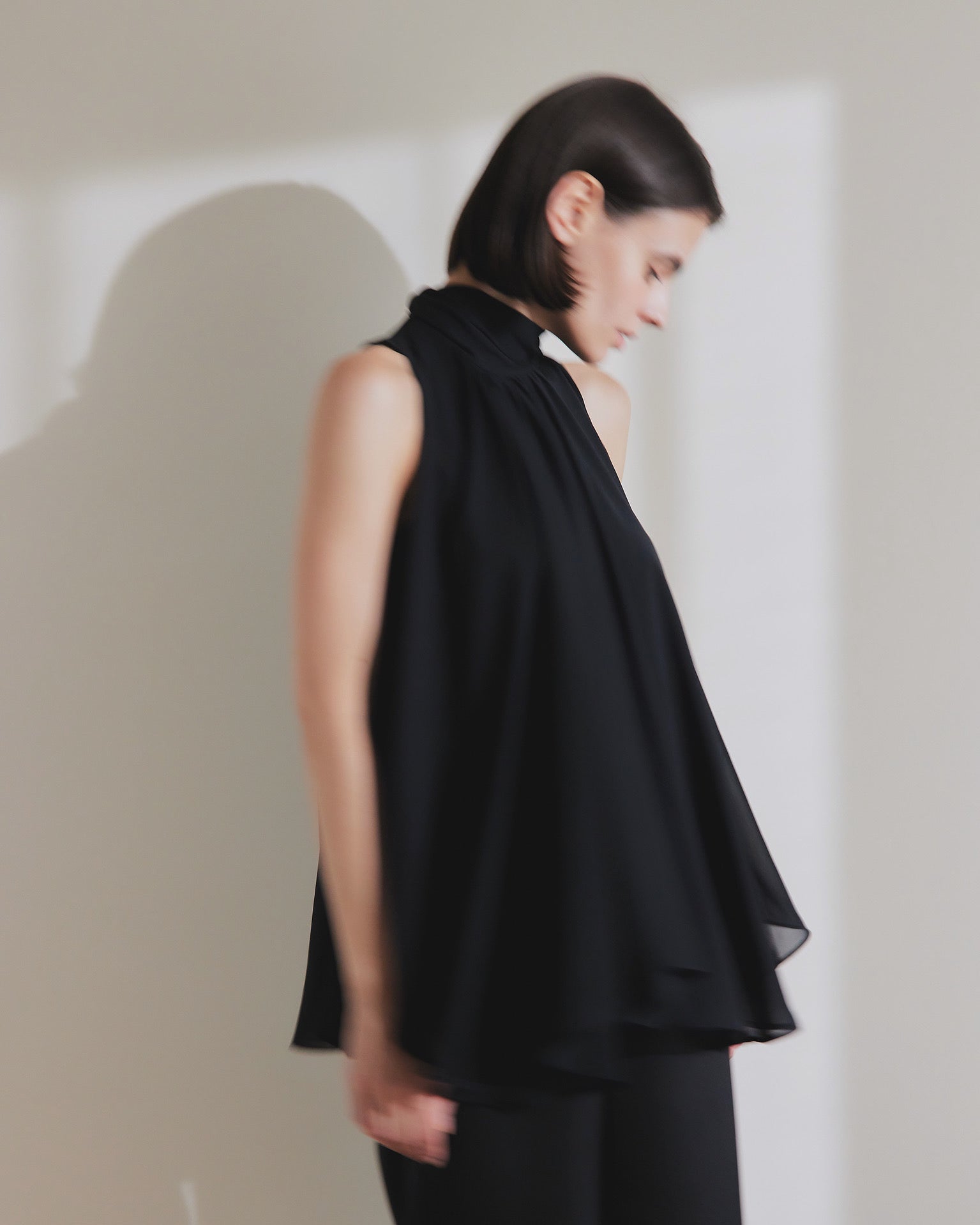 chiffon tie blouse – célon