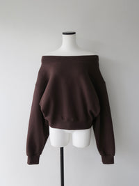 summer sale / off shoulder sweat