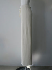 brushed seed stitch knit pants