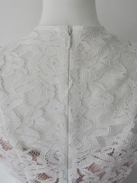 classic lace long dress