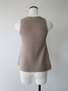 front crossed halter knit top
