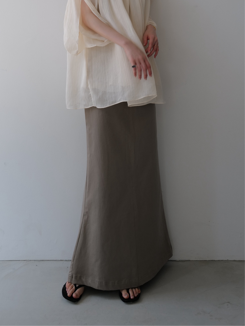 layered-like long skirt
