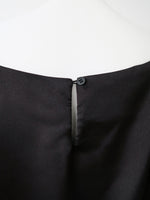 balloon sleeve satin blouse