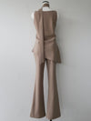 long tie flare top