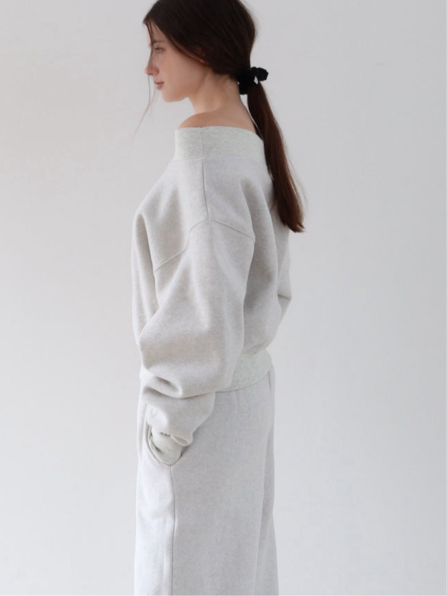 トップス off shoulder sweat / maison celon Garage Spongy Relaxed Off Shoulder Sweater at CoolSprings