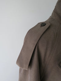 moca classic short trench coat