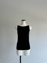 boat neck sleeveless top