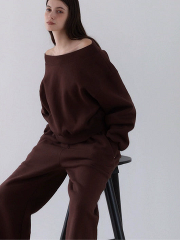 off shoulder sweat – célon off shoulder sweat – célon