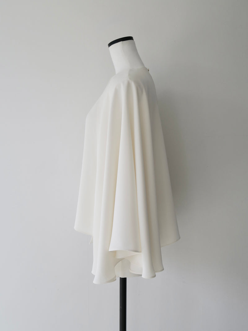 cascade layered-like blouse