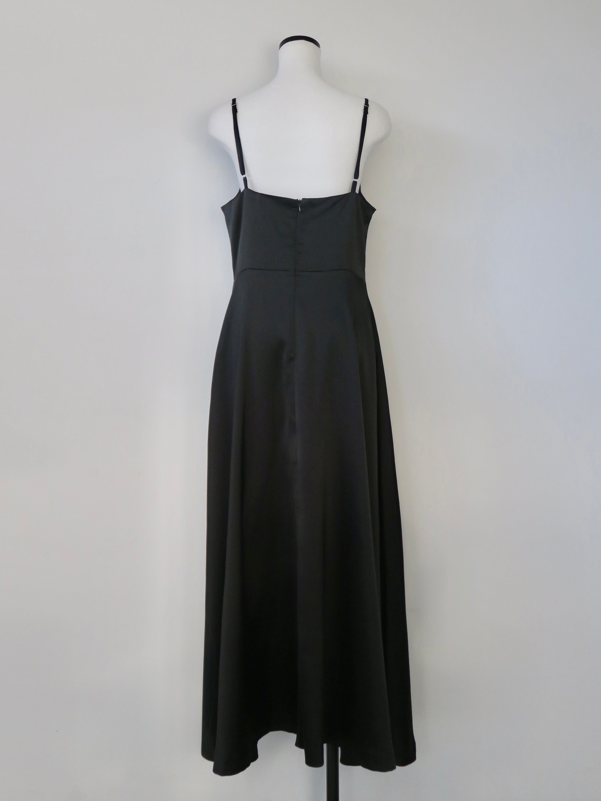silky slip maxi dress