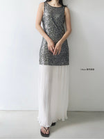 sparkle contrast dress