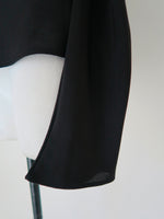 off shoulder silky blouse