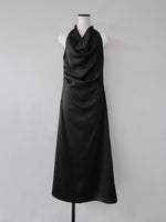 flow cowl neck dress