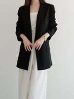 belted tailored jacket