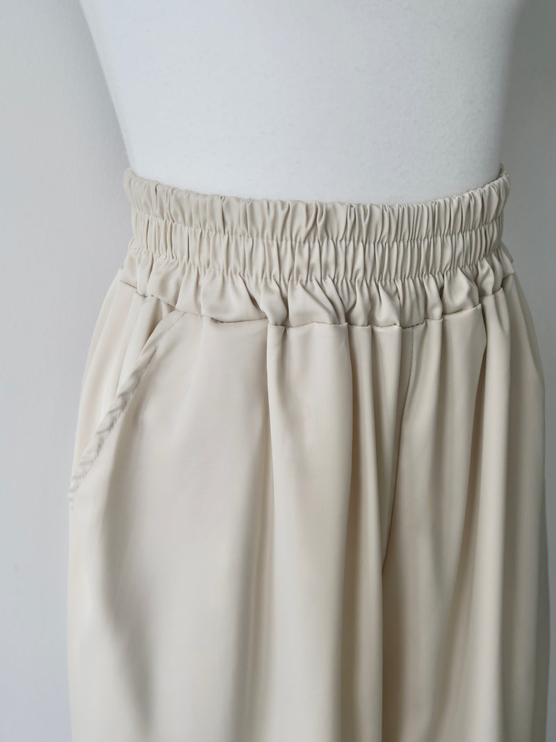 one shoulder satin set up