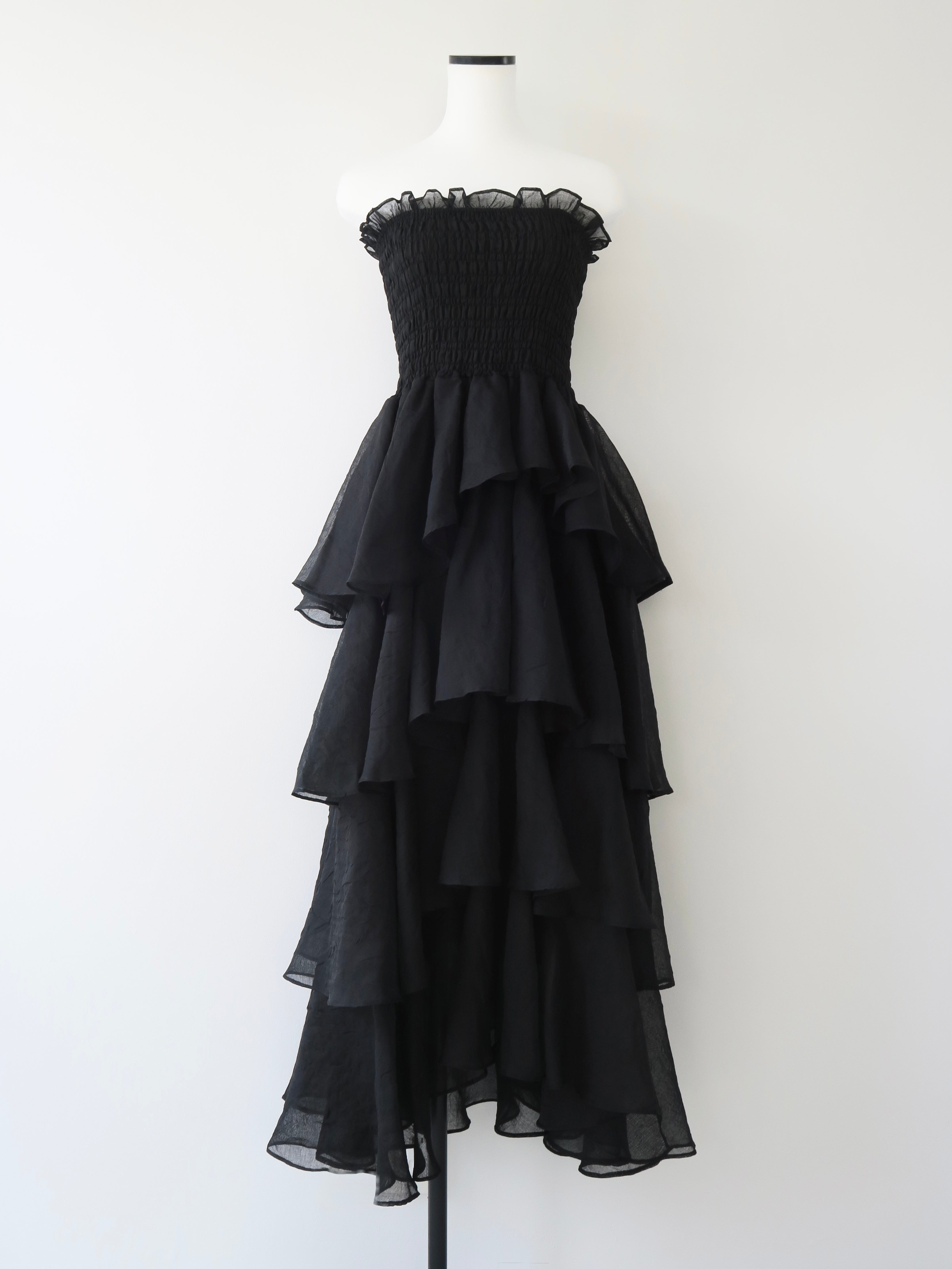 frilly tiered dress – célon