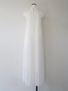 pleated halter maxi dress