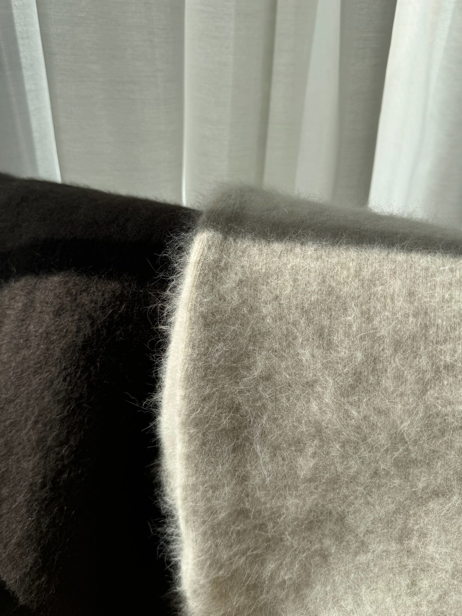 angora maxi knit dress