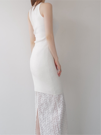 minimal tank mini dress