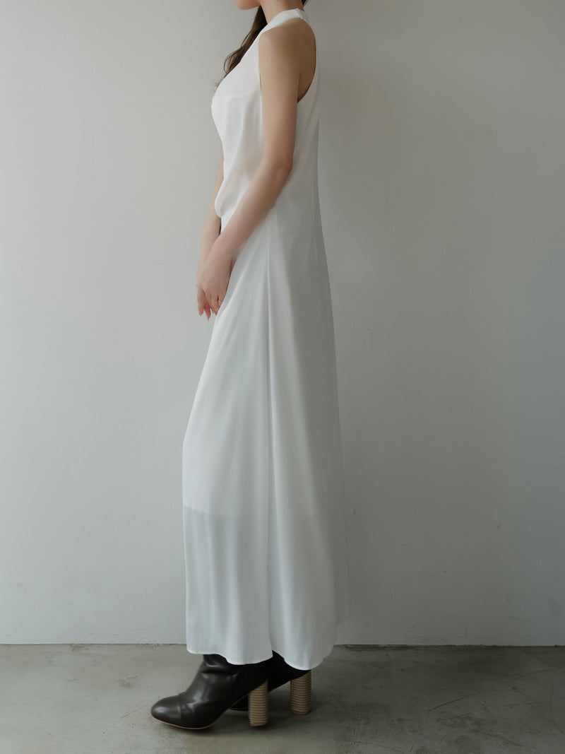 flow cowl neck dress