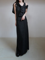 angora soft long skirt