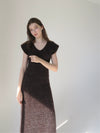 ( 4/2 20:00~ resale ) glitter knit long dress