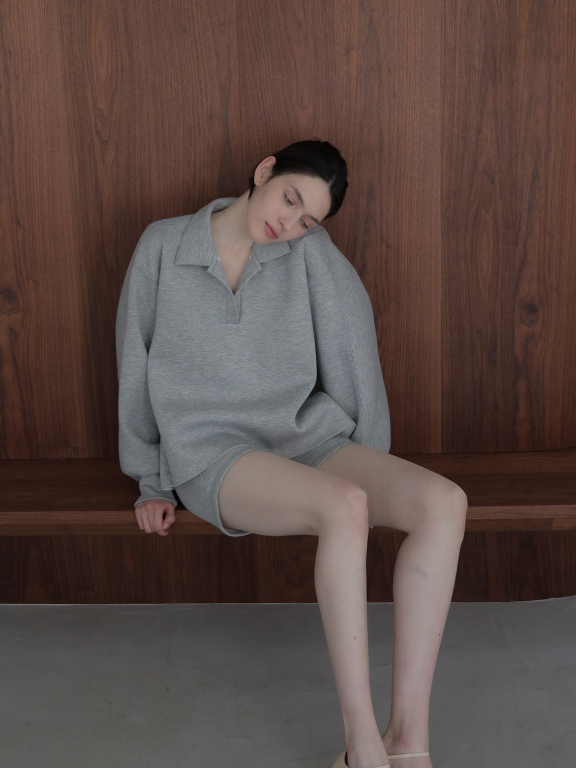 soft minimal sweat shorts