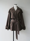 moca classic short trench coat