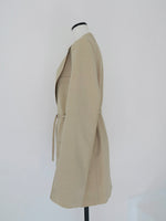 belted tailored jacket