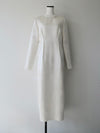 darted luster dress