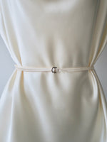 cowl neck satin tank