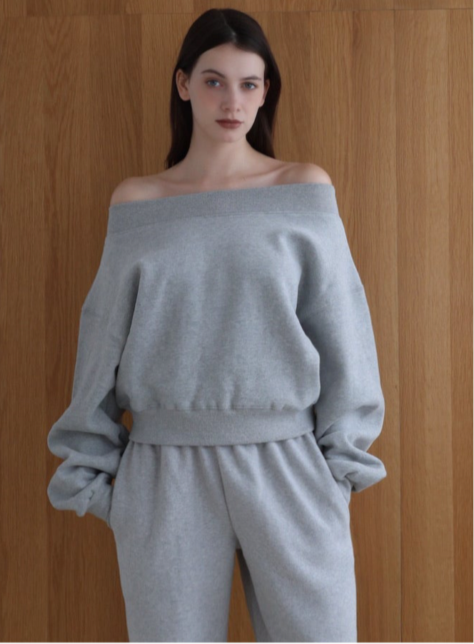 off shoulder sweat