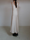 ( 9/18 20:00~ resale ) satin v long dress