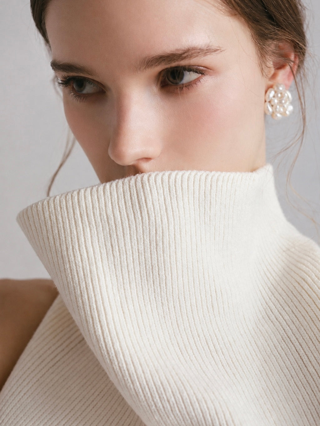 halter neck knit top