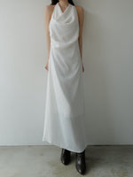 flow cowl neck dress