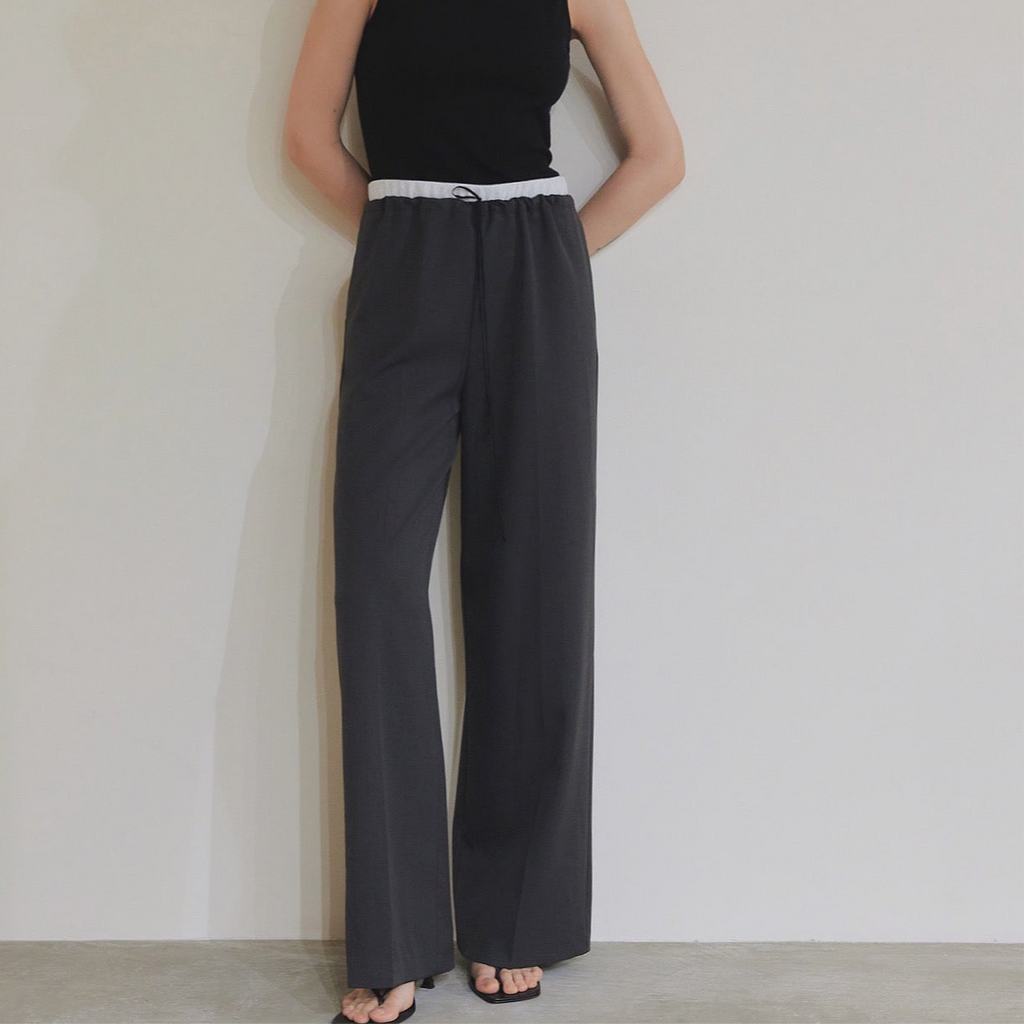 waist layered slacks – célon 