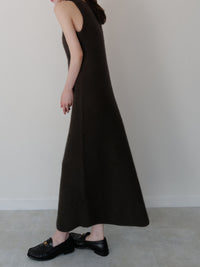 angora maxi knit dress