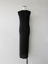 bellows sleeveless dress