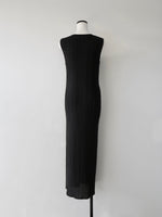 bellows sleeveless dress