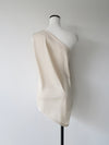 one shoulder satin set up